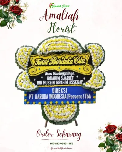 Papan Bunga Duka di Sindangkasih