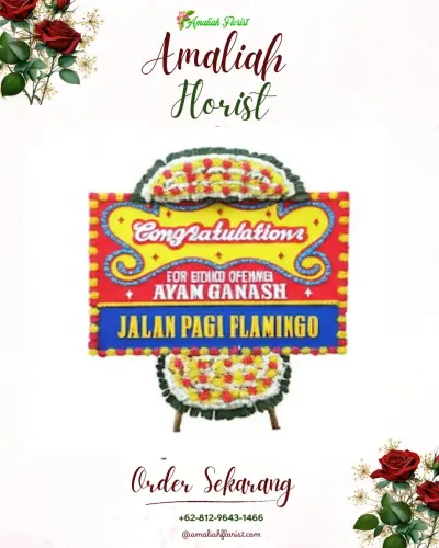 Bunga Papan Congratulation di Sindangkasih